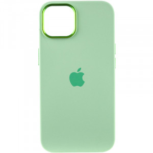 Чехол Silicone Case Metal Buttons (AA) для Apple iPhone 12 Pro Max (6.7