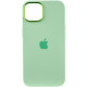 Чехол Silicone Case Metal Buttons (AA) для Apple iPhone 12 Pro Max (6.7