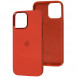 Чохол Silicone Case Metal Buttons (AA) для Apple iPhone 12 Pro Max (6.7") Червоний / Red
