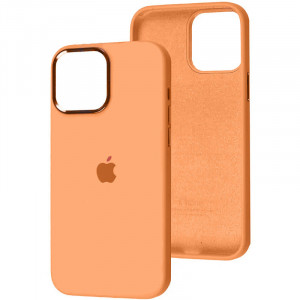 Чехол Silicone Case Metal Buttons (AA) для Apple iPhone 12 Pro Max (6.7