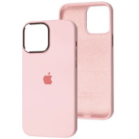 Чехол Silicone Case Metal Buttons (AA) для Apple iPhone 12 Pro Max (6.7