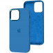 Чохол Silicone Case Metal Buttons (AA) для Apple iPhone 12 Pro Max (6.7") Синій / Blue Jay