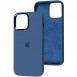 Чохол Silicone Case Metal Buttons (AA) для Apple iPhone 12 Pro Max (6.7") Синій / StromBlue