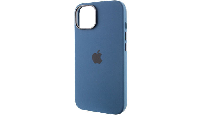 Чехол Silicone Case Metal Buttons (AA) для Apple iPhone 12 Pro Max (6.7