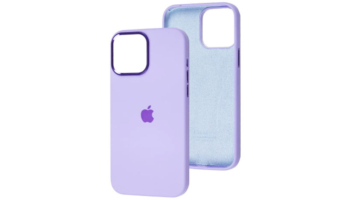 Чохол Silicone Case Metal Buttons (AA) для Apple iPhone 12 Pro Max (6.7