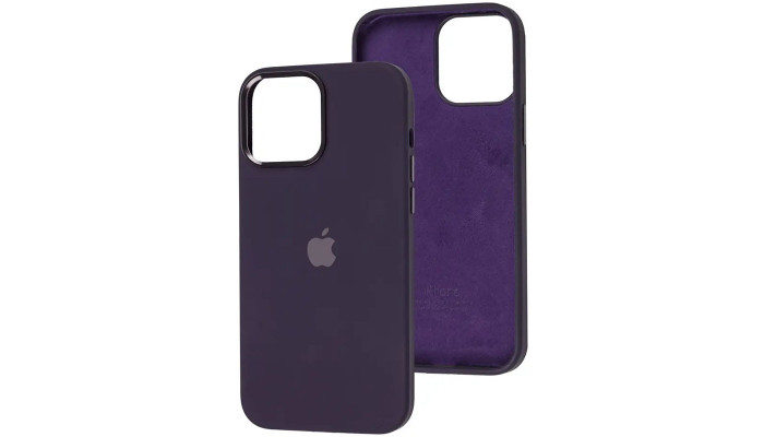 Чохол Silicone Case Metal Buttons (AA) для Apple iPhone 12 Pro Max (6.7