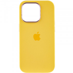 Чохол Silicone Case Metal Buttons (AA) для Apple iPhone 13 Pro Max (6.7