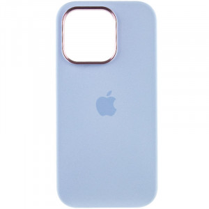 Чехол Silicone Case Metal Buttons (AA) для Apple iPhone 13 Pro (6.1