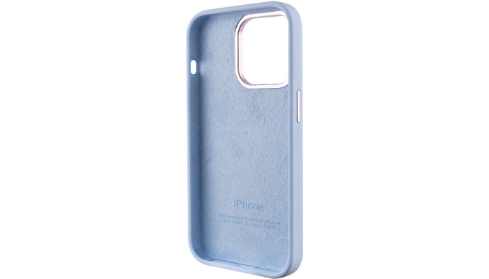 Чохол Silicone Case Metal Buttons (AA) для Apple iPhone 13 Pro (6.1