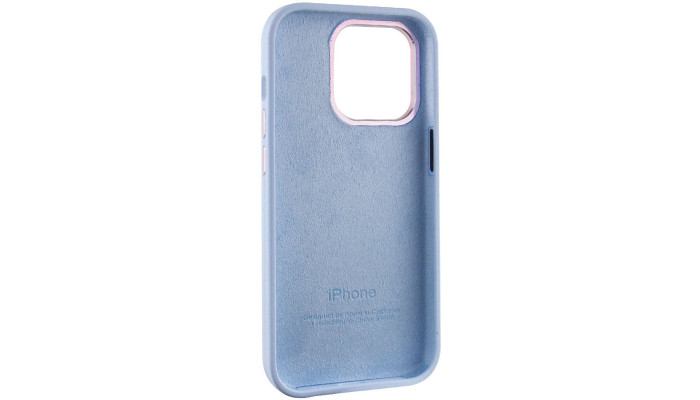 Чехол Silicone Case Metal Buttons (AA) для Apple iPhone 13 Pro (6.1