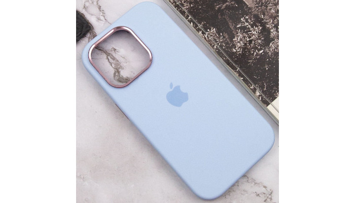 Чохол Silicone Case Metal Buttons (AA) для Apple iPhone 13 Pro (6.1