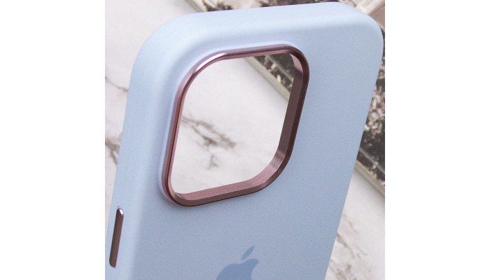 Чохол Silicone Case Metal Buttons (AA) для Apple iPhone 13 Pro (6.1