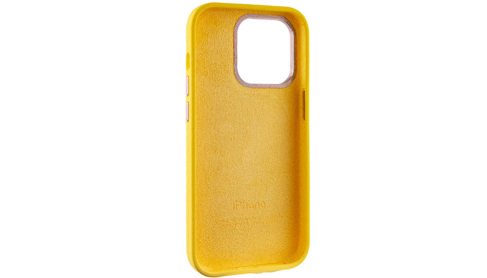 Чехол Silicone Case Metal Buttons (AA) для Apple iPhone 13 Pro (6.1