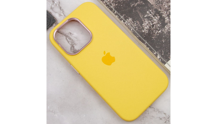 Чехол Silicone Case Metal Buttons (AA) для Apple iPhone 13 Pro (6.1