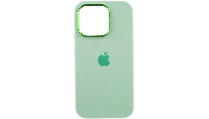 Чехол Silicone Case Metal Buttons (AA) для Apple iPhone 13 Pro (6.1