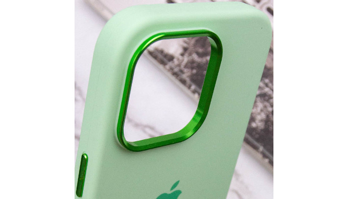 Чохол Silicone Case Metal Buttons (AA) для Apple iPhone 13 Pro (6.1