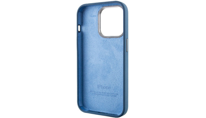 Чохол Silicone Case Metal Buttons (AA) для Apple iPhone 13 Pro (6.1