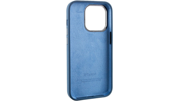 Чехол Silicone Case Metal Buttons (AA) для Apple iPhone 13 Pro (6.1