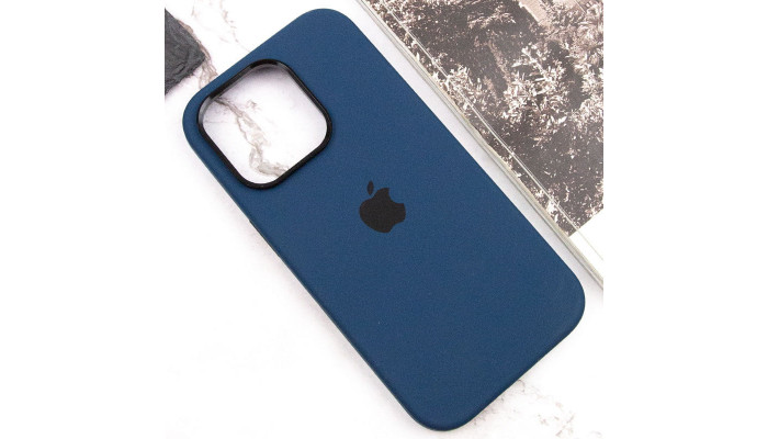 Чехол Silicone Case Metal Buttons (AA) для Apple iPhone 13 Pro (6.1