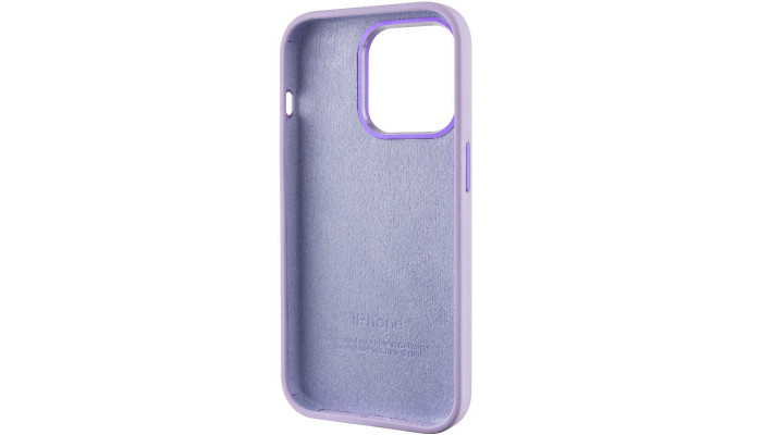 Чехол Silicone Case Metal Buttons (AA) для Apple iPhone 13 Pro (6.1