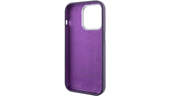 Чехол Silicone Case Metal Buttons (AA) для Apple iPhone 13 Pro (6.1