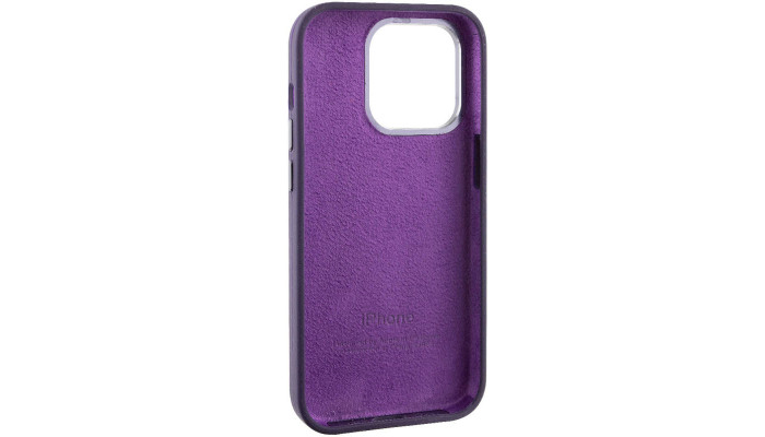 Чехол Silicone Case Metal Buttons (AA) для Apple iPhone 13 Pro (6.1