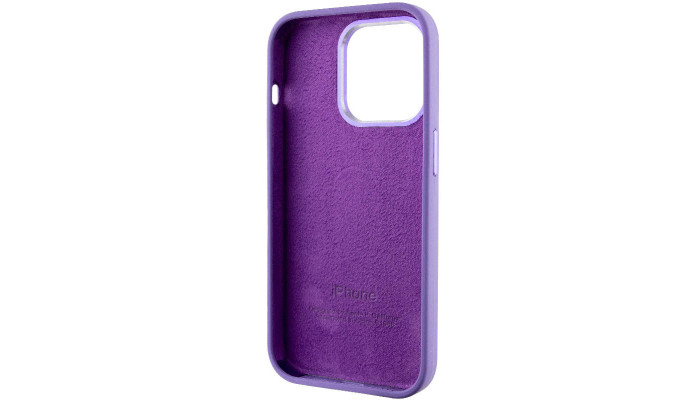 Чехол Silicone Case Metal Buttons (AA) для Apple iPhone 13 Pro (6.1