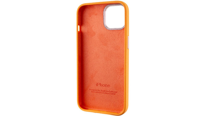 Чехол Silicone Case Metal Buttons (AA) для Apple iPhone 13 (6.1