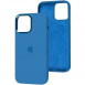 Чохол Silicone Case Metal Buttons (AA) для Apple iPhone 13 (6.1") Синій / Blue Jay