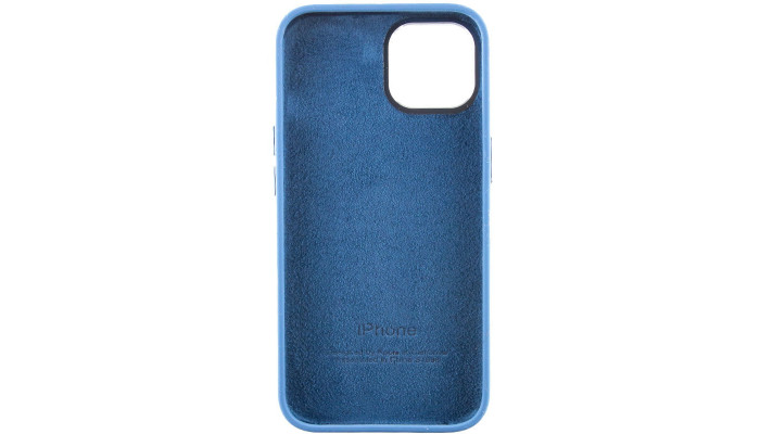 Чехол Silicone Case Metal Buttons (AA) для Apple iPhone 13 (6.1