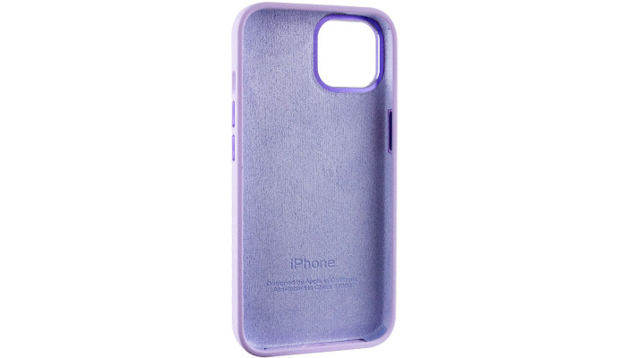 Чехол Silicone Case Metal Buttons (AA) для Apple iPhone 13 (6.1