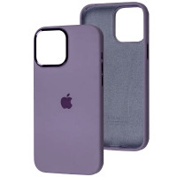 Чехол Silicone Case Metal Buttons (AA) для Apple iPhone 13 (6.1