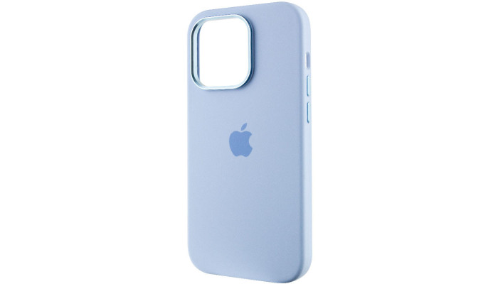 Чехол Silicone Case Metal Buttons (AA) для Apple iPhone 14 Pro (6.1