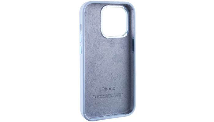 Чехол Silicone Case Metal Buttons (AA) для Apple iPhone 14 Pro (6.1