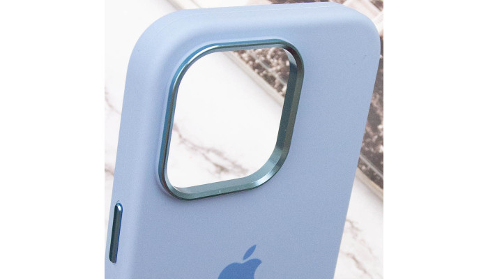 Чехол Silicone Case Metal Buttons (AA) для Apple iPhone 14 Pro (6.1