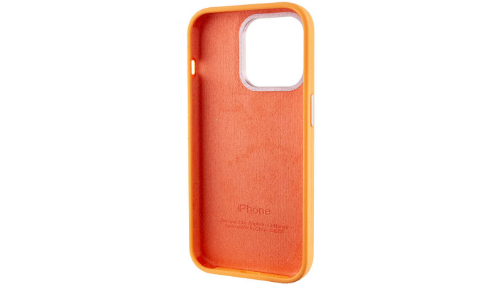 Чехол Silicone Case Metal Buttons (AA) для Apple iPhone 14 Pro (6.1