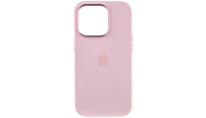 Чехол Silicone Case Metal Buttons (AA) для Apple iPhone 14 Pro (6.1