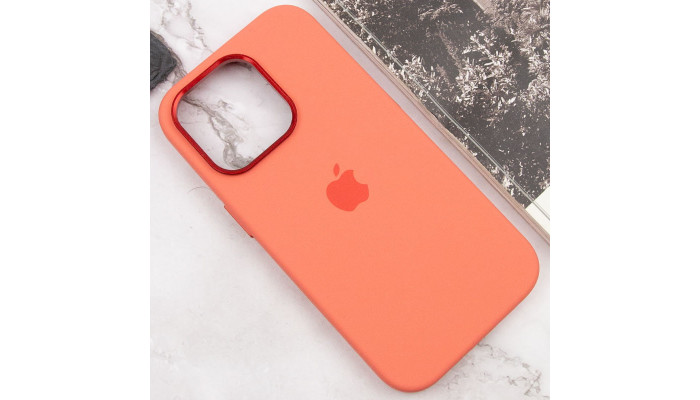 Чохол Silicone Case Metal Buttons (AA) для Apple iPhone 14 Pro (6.1