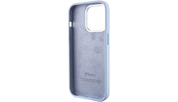 Чохол Silicone Case Metal Buttons (AA) для Apple iPhone 14 Pro Max (6.7