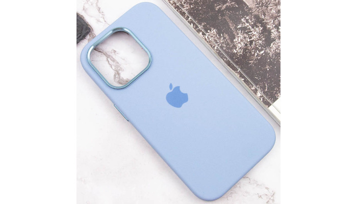 Чохол Silicone Case Metal Buttons (AA) для Apple iPhone 14 Pro Max (6.7