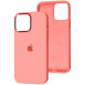 Чехол Silicone Case Metal Buttons (AA) для Apple iPhone 14 Pro Max (6.7") Розовый / Pink Pomelo