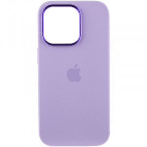 Чехол Silicone Case Metal Buttons (AA) для Apple iPhone 14 Pro Max (6.7