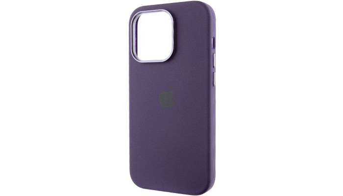 Чехол Silicone Case Metal Buttons (AA) для Apple iPhone 14 Pro Max (6.7