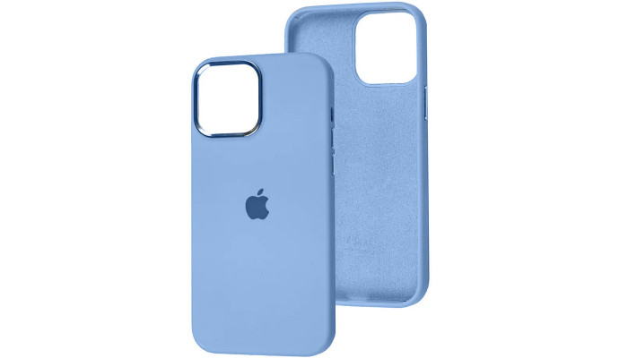 Чохол Silicone Case Metal Buttons (AA) для Apple iPhone 14 (6.1