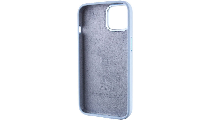 Чохол Silicone Case Metal Buttons (AA) для Apple iPhone 14 (6.1