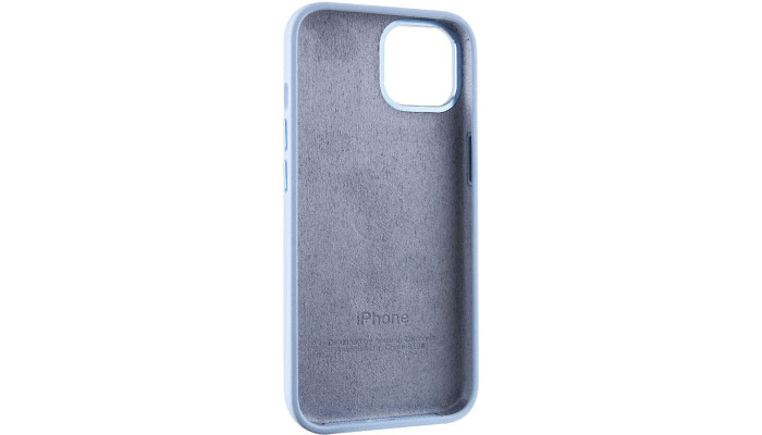 Чохол Silicone Case Metal Buttons (AA) для Apple iPhone 14 (6.1