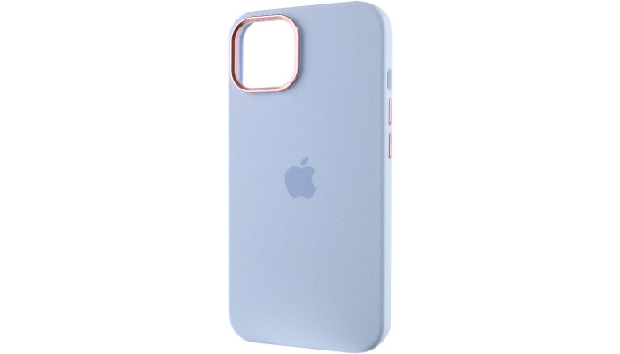 Чохол Silicone Case Metal Buttons (AA) для Apple iPhone 14 (6.1