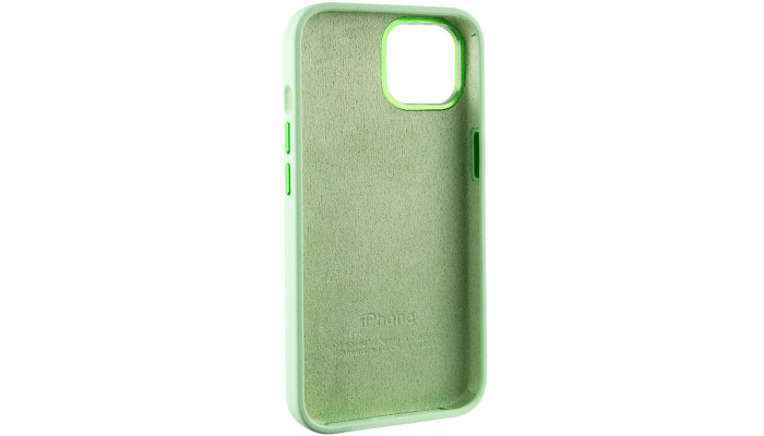 Чохол Silicone Case Metal Buttons (AA) для Apple iPhone 14 (6.1