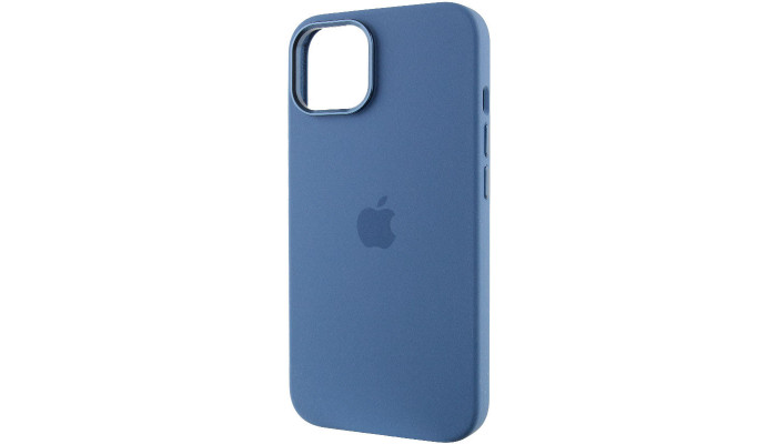 Чехол Silicone Case Metal Buttons (AA) для Apple iPhone 14 (6.1