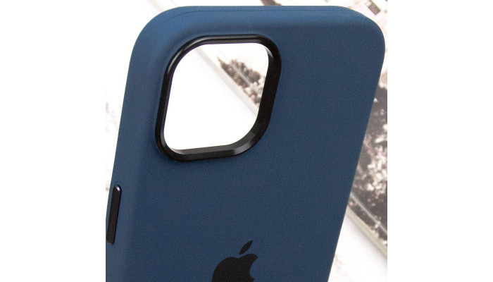 Чохол Silicone Case Metal Buttons (AA) для Apple iPhone 14 (6.1